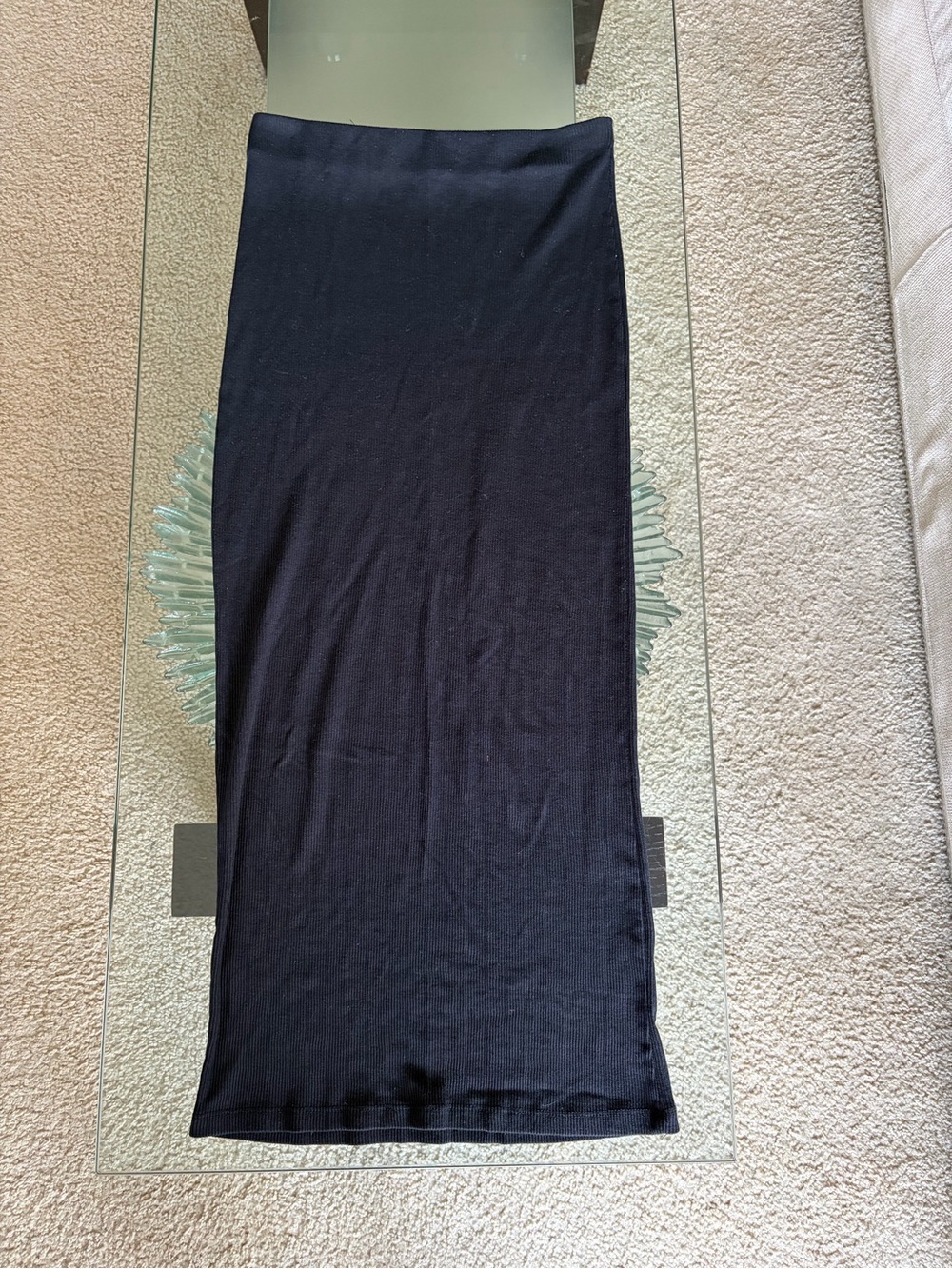 💜 Zara Ribbed Tube Maxi Skirt